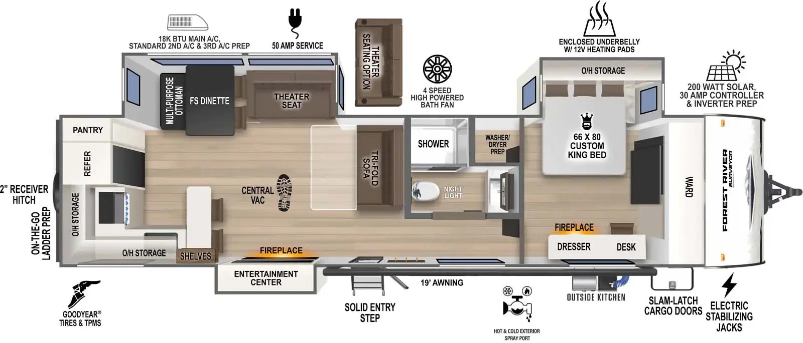 301RKBS Floorplan Image